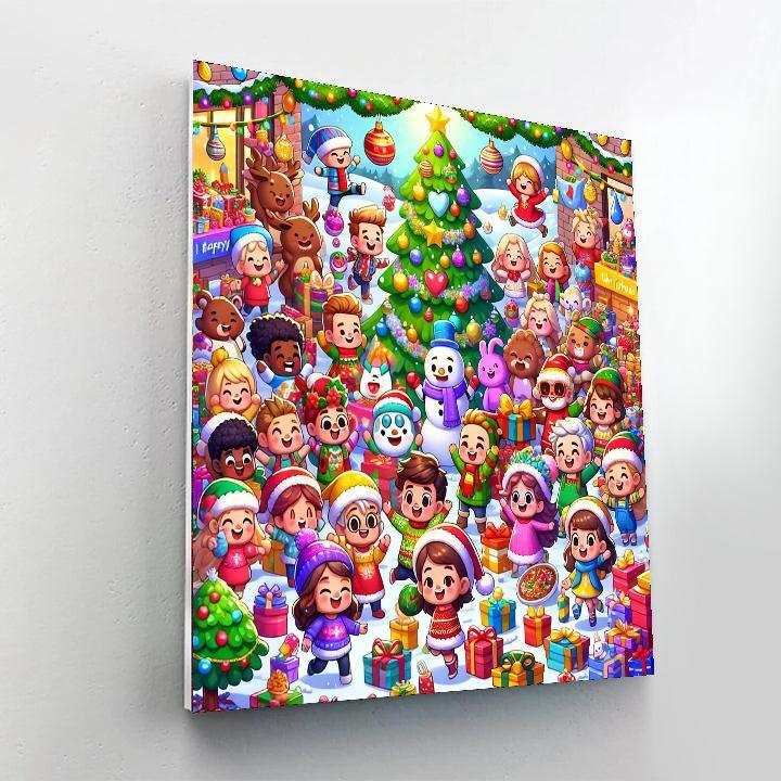 Charming Christmas Countdown Paint By Numbers Kits