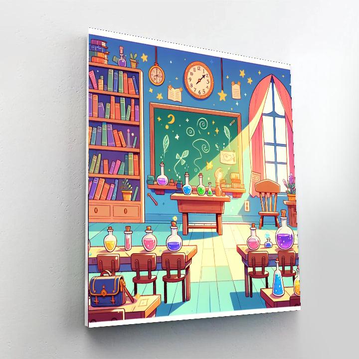 Magic School Classroom Numbered Painting Kits
