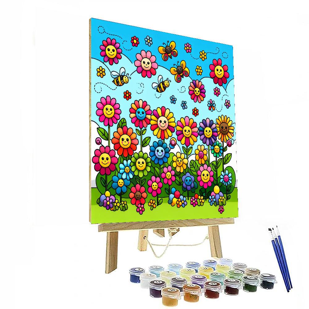Fabulous Flower Garden Paint By Numbers