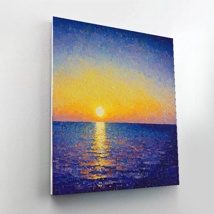 Georges Seurat Inspired Ethereal Dusk  Numbered Painting Kits
