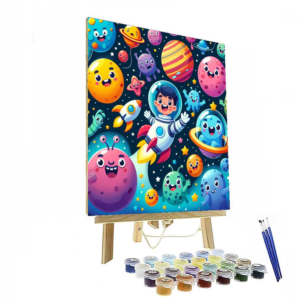 Space Explorer Squad Paint By Number