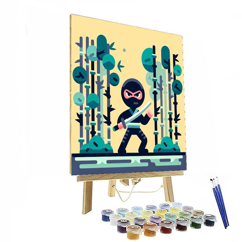 Ninja Warriors Numbered Painting Kits