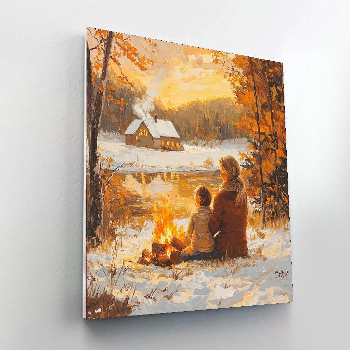 Cozy Winter Mornings Paint By Color