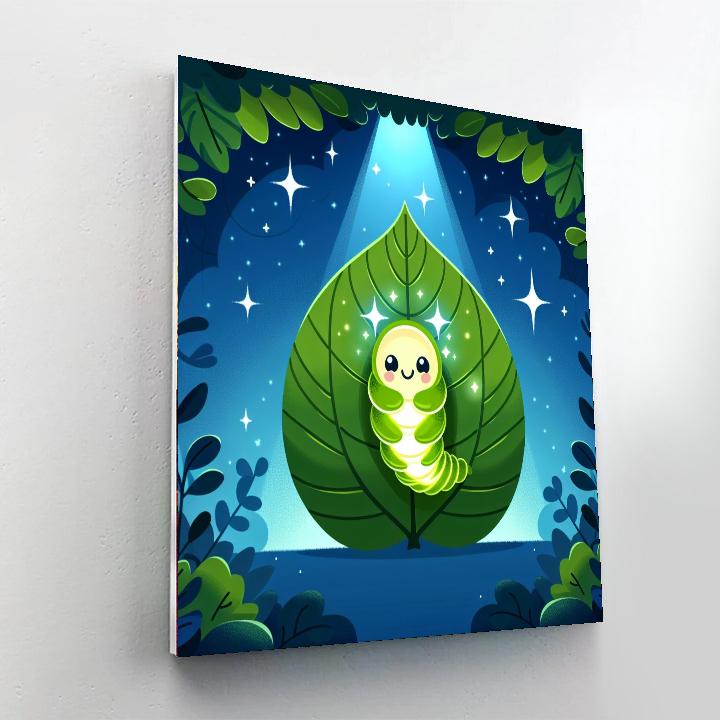 Glowing Glowworm Paint By Color