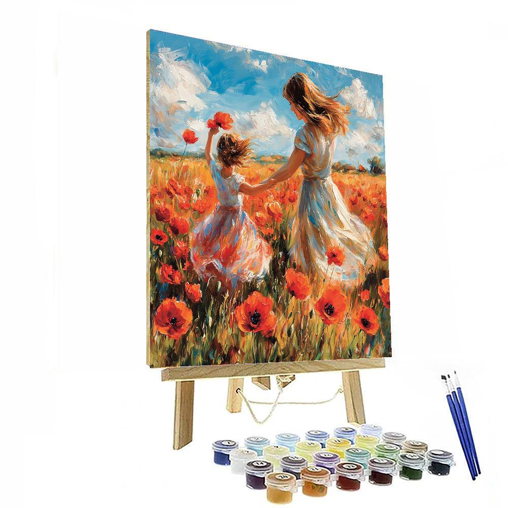 Floral Dance Of Joy Paint By Number