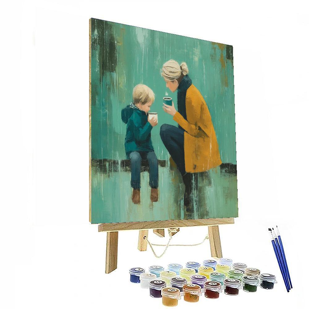 A Cozy Moment Number Painting