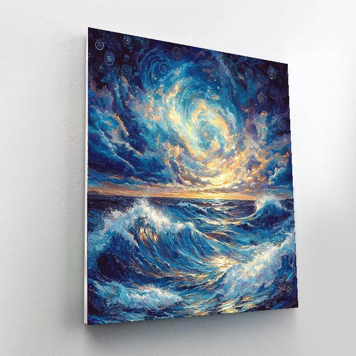 Caravaggio Inspired Tides Of Emotion  Painting By Numbers Kit