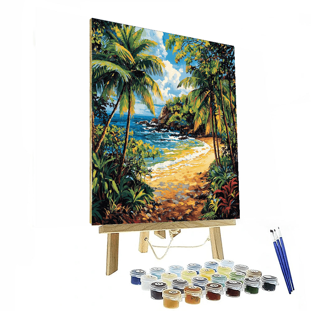 Paul Gauguin Inspired Exotic Oasis  Paint By Numbers Art