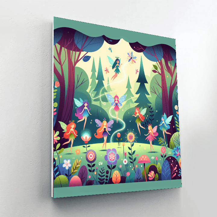 Magical Fairy Woodland Paint By Number