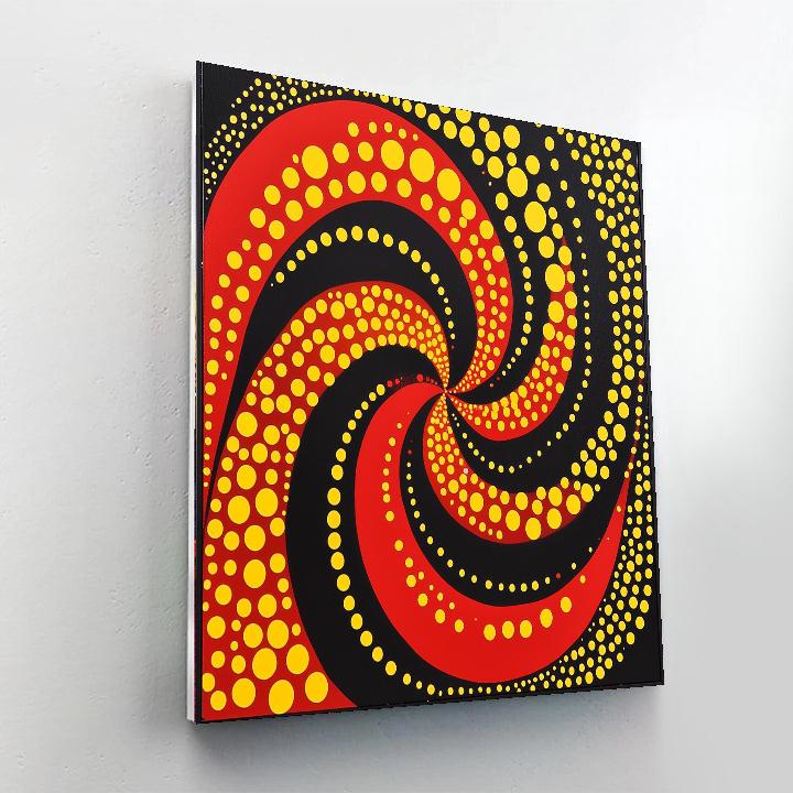 Yayoi Kusama Inspired Polka Dot Universe  Paint By Numbers