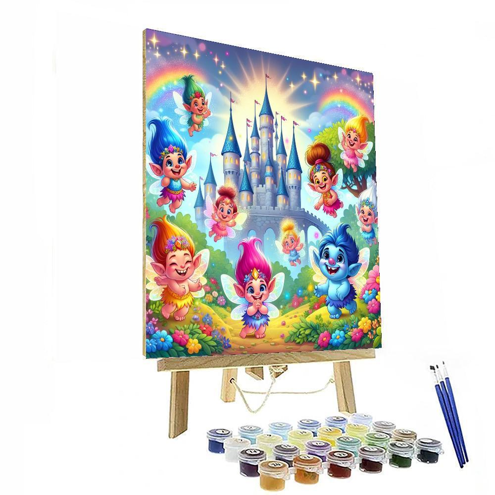 Funky Fairytale Creatures Numbered Painting Kits