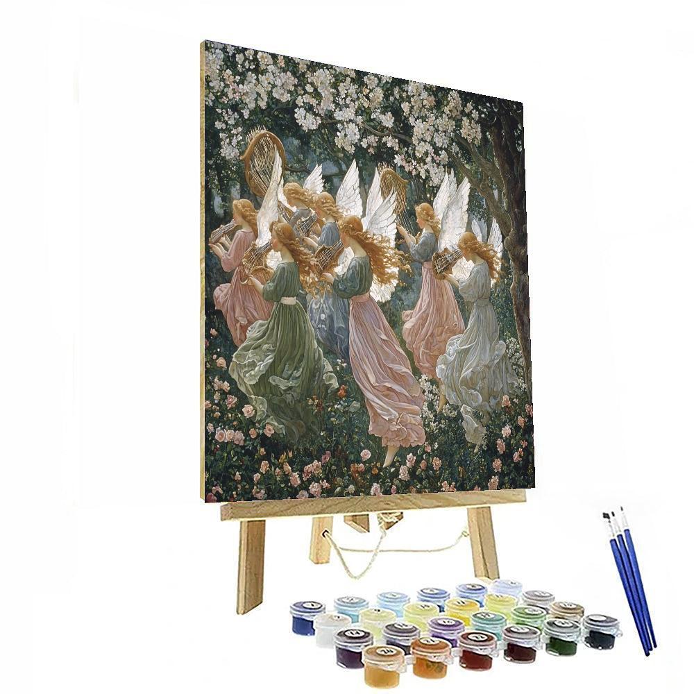 Burne-Jones Inspired Burne-Jones' Enchanted Visions  Number Painting