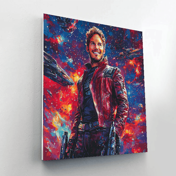 Chris Pratt: Galactic Journeys With Star-lord Painting Number Kit