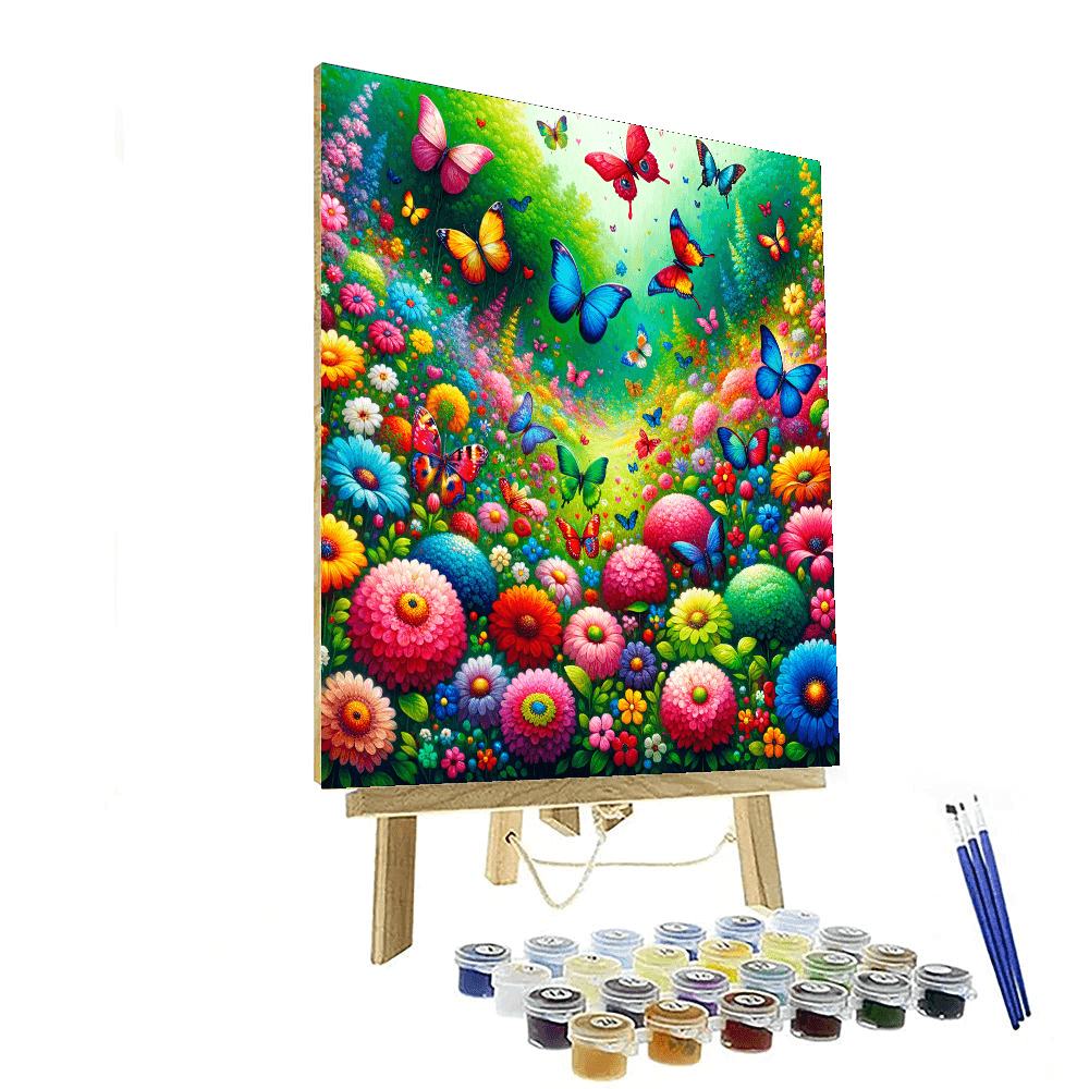 Bright Butterfly Garden - DIY Painting By Numbers Kit – Artistry Rack