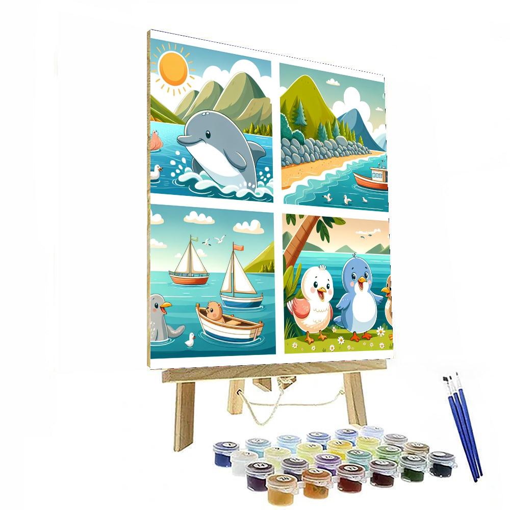 Harmony Harbor Haven Numbered Painting Kits