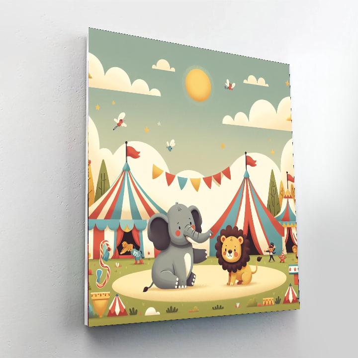 Colorful Carnival Of Creatures Number Painting