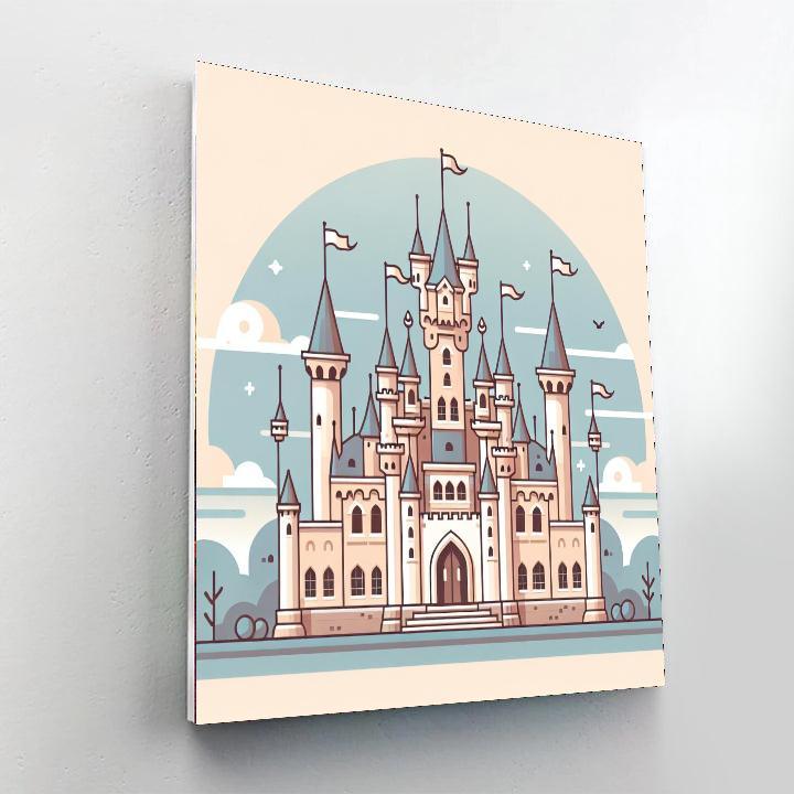 Princess Castle Adventure Painting By Numbers Kit