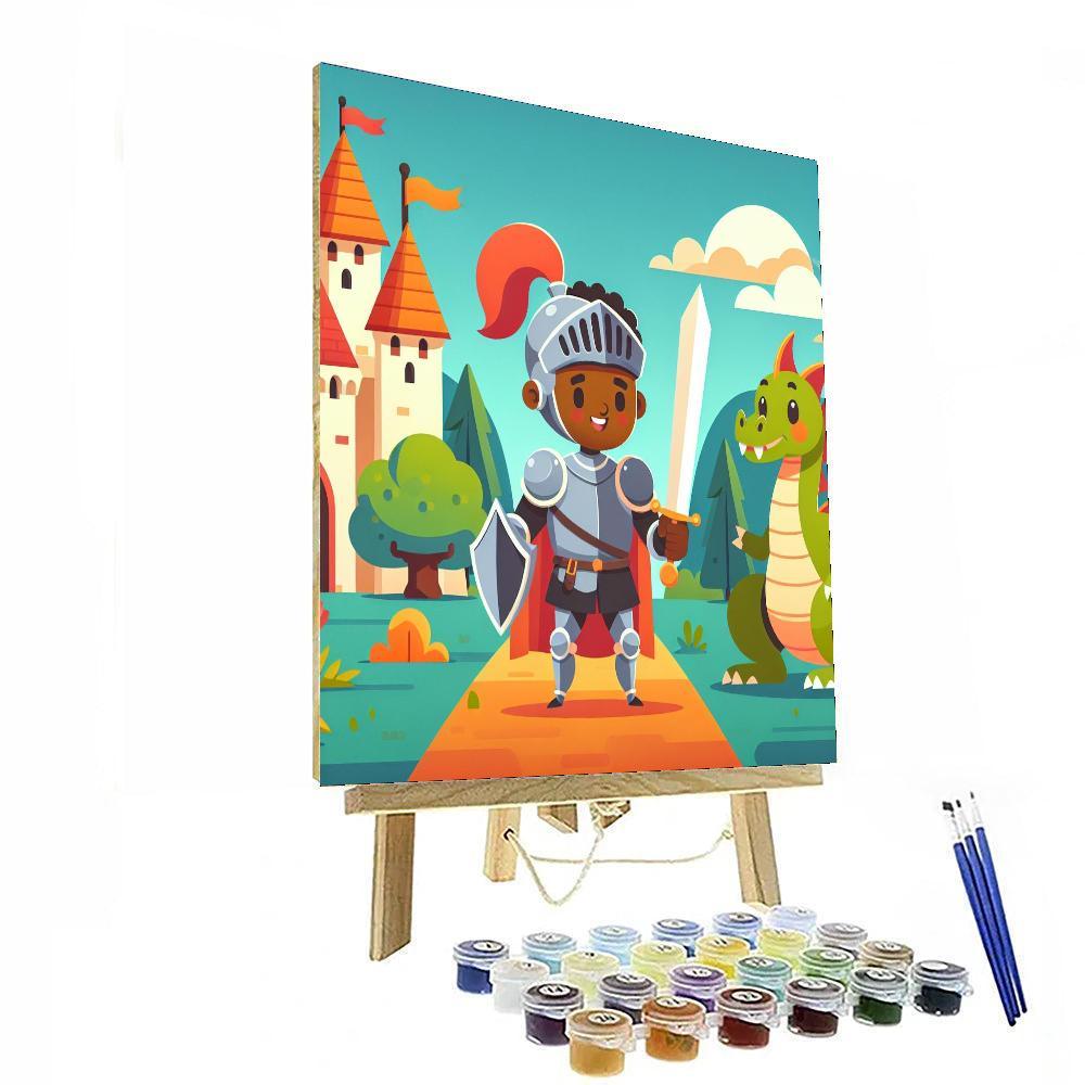 Fantasy Knight's Quest Painting By Numbers Kit