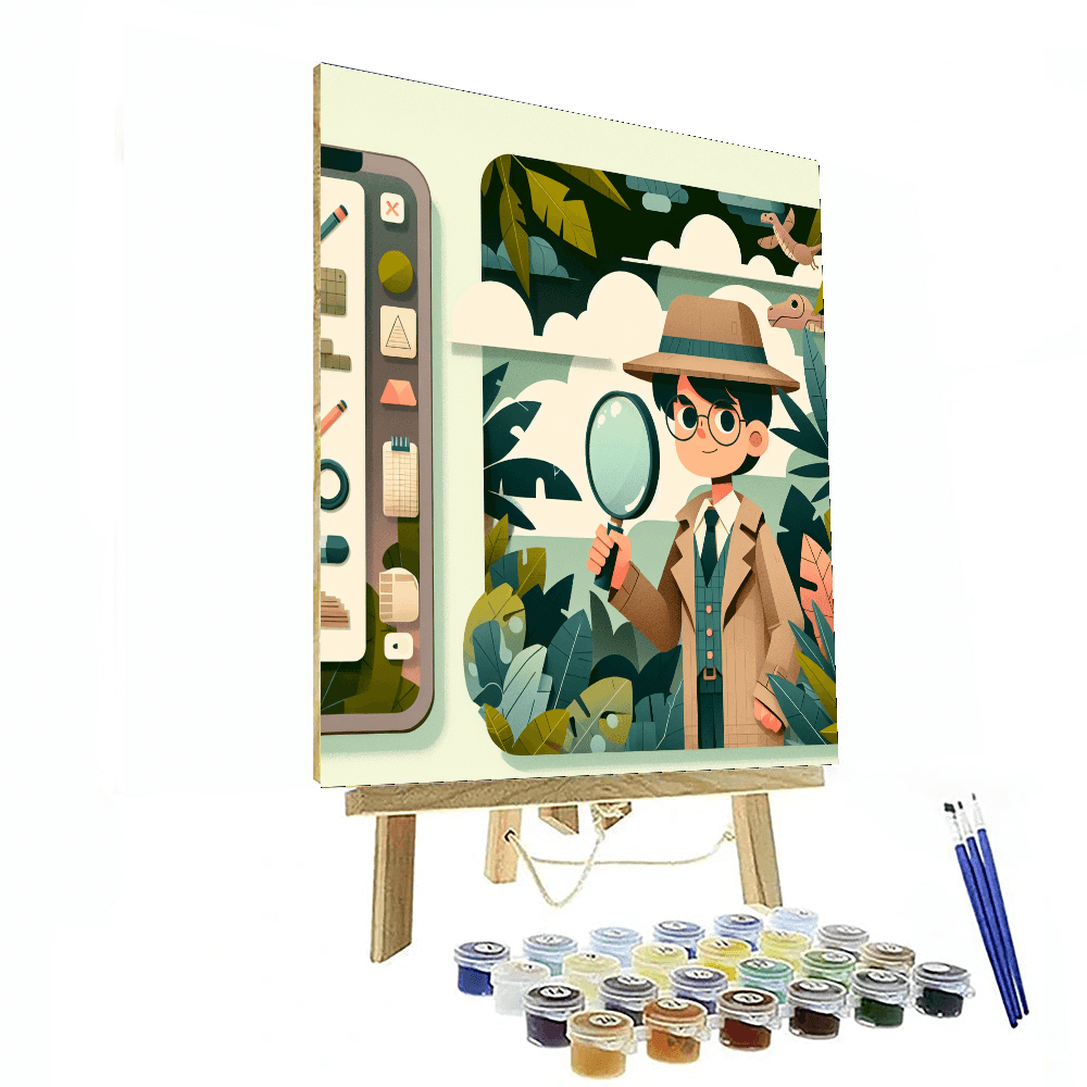 Mystery Of The Deep Jungle Paint By Color