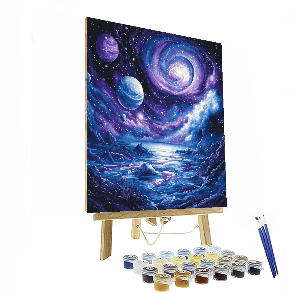 Salvador Dalí Inspired Journey Through The Stars  Paint By Color
