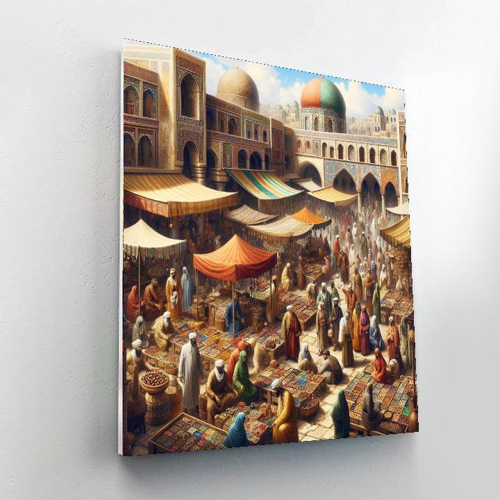 Ancient Marketplace Magic Paint By Numbers Kits