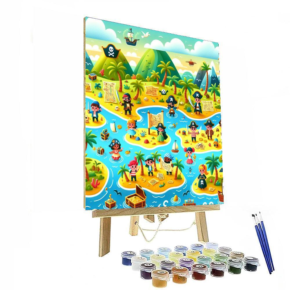 Treasure Hunting Adventure Paint By Number