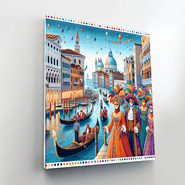 Carnival Of Venice - Venice, Italy Paint By Color