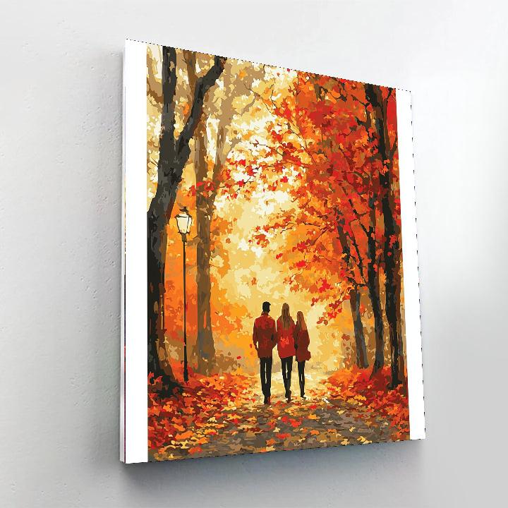 A Stroll Through Memories Number Painting