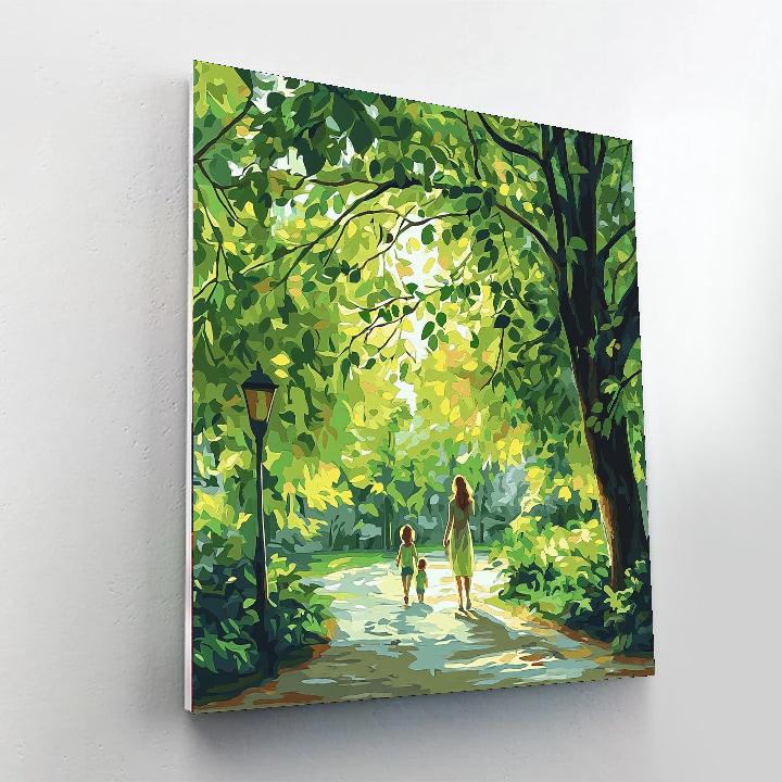 Afternoon Stroll Painting Number Kit