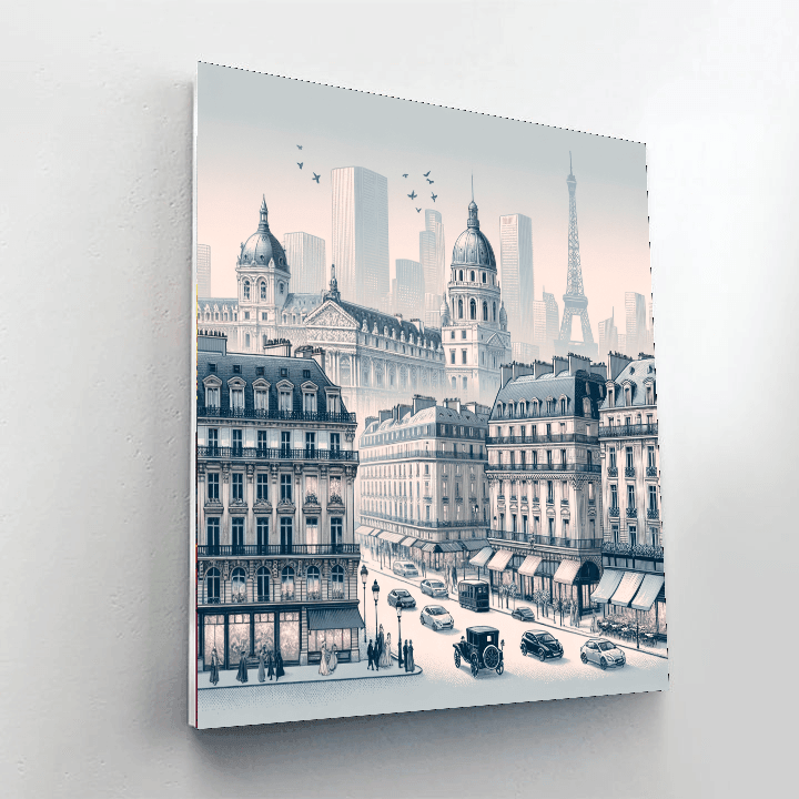 Parisian Elegance Paint By Number