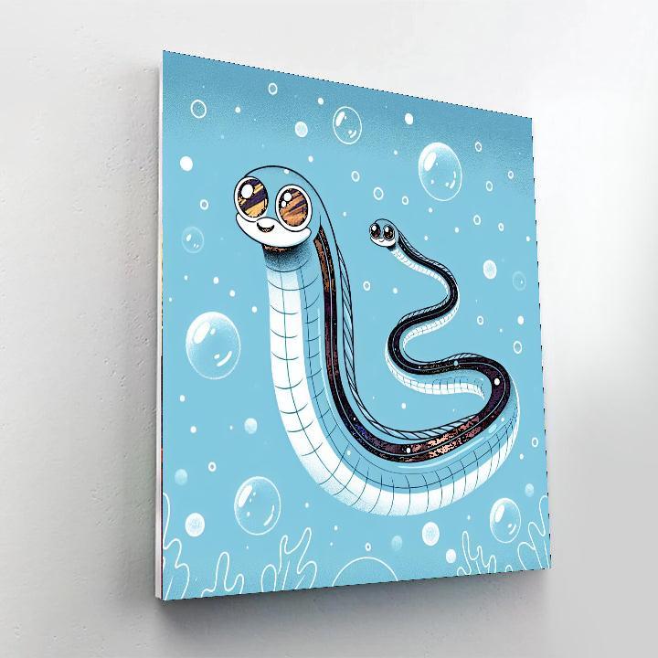 Elusive Eel Painting By Numbers Kit