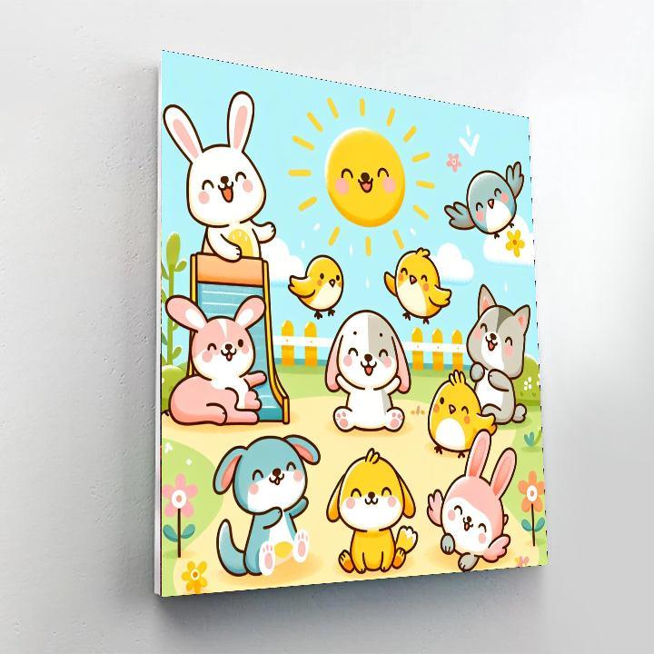 Cute Critter Adventure Paint By Number