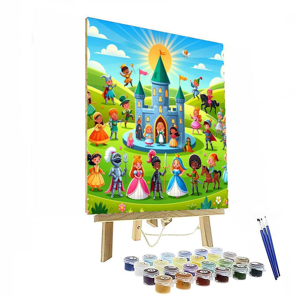 Royal Castle Adventures DIY Paint By Numbers