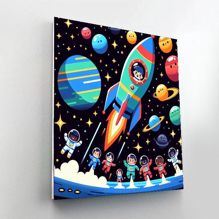 The Great Space Adventure Painting By Numbers Kit