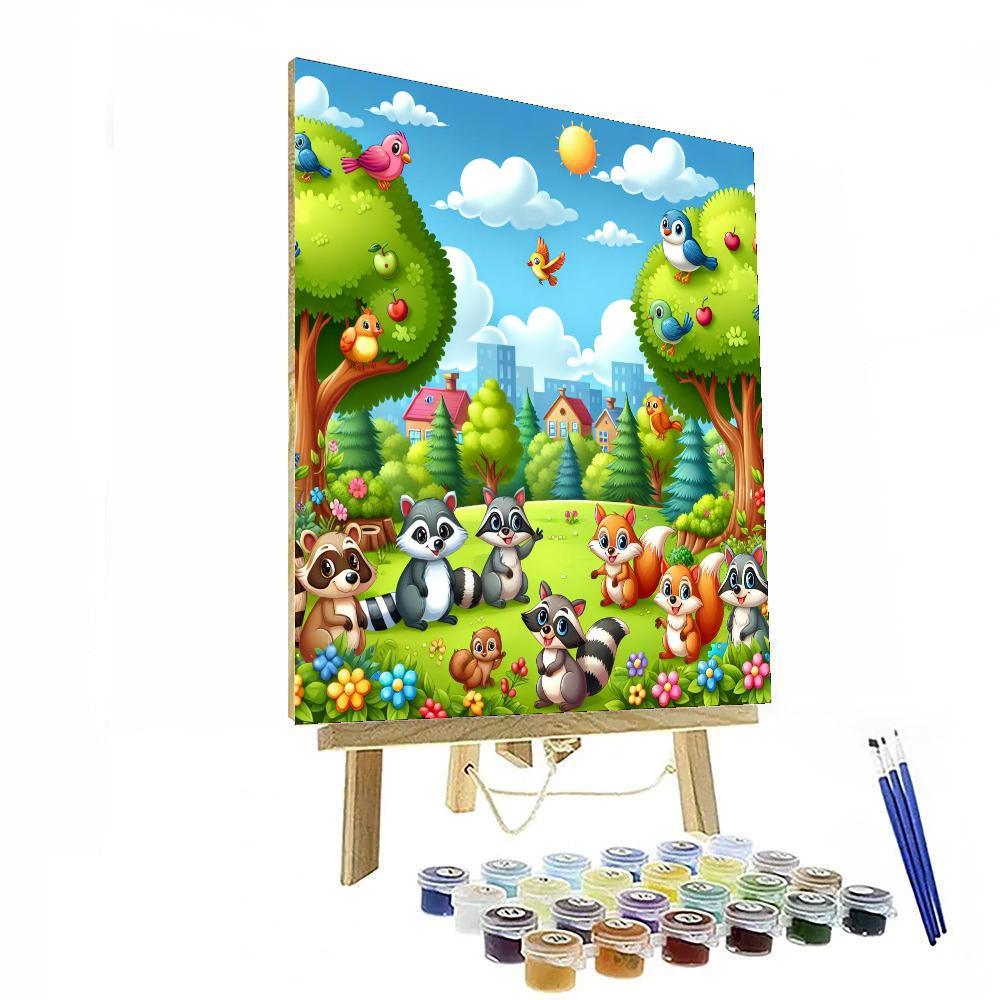 Charming Woodland Walks Paint By Numbers Art