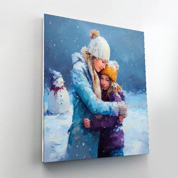 Winter Wonderland Hugs Paint By Numbers Kits