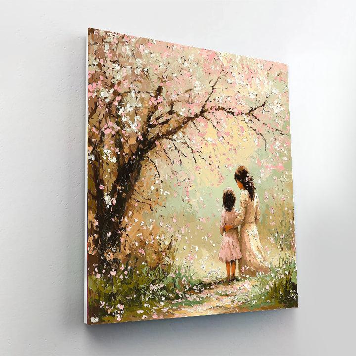 Under The Cherry Blossom Shade Paint By Numbers