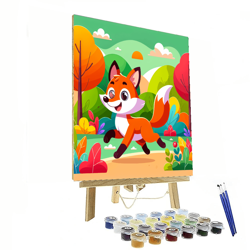 Mischievous Fox Tales Paint By Number