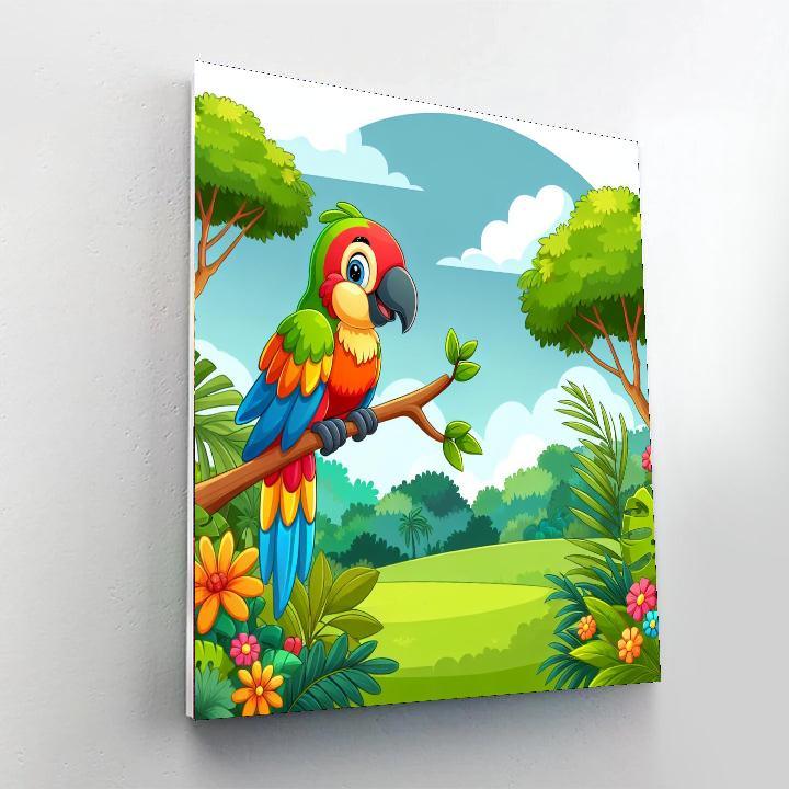 Tropical Paradise Adventures Painting Number Kit