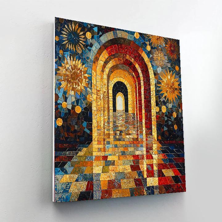 Gustav Klimt Inspired Echoes Of Byzantium  DIY Paint By Numbers