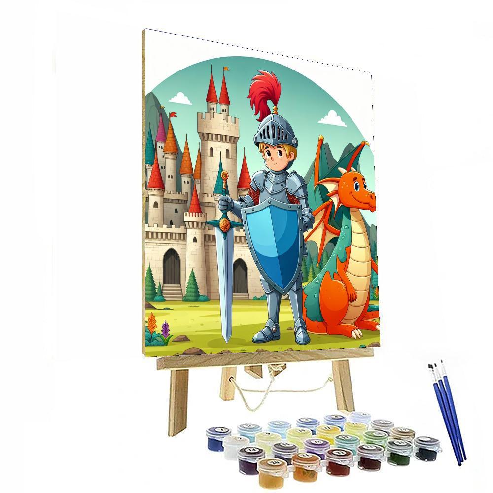 Medieval Knight's Adventure Paint By Color