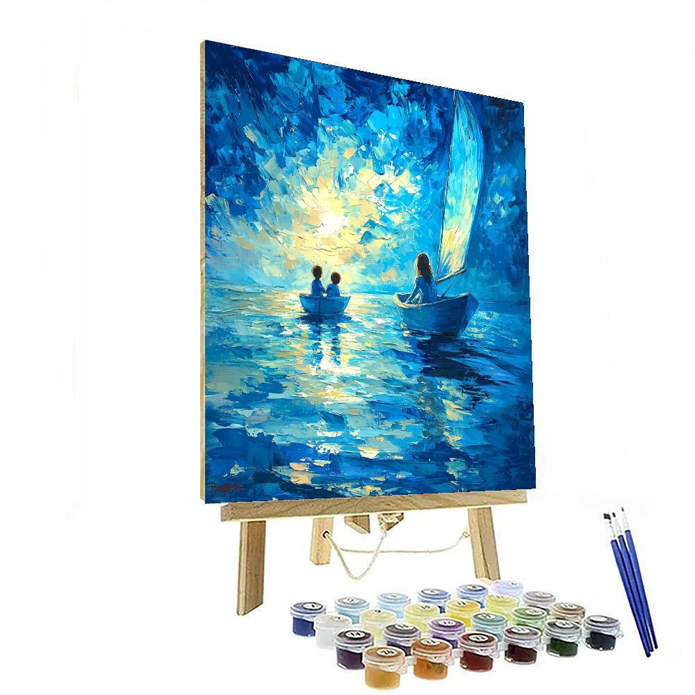 Sailing With Mother DIY Paint By Numbers