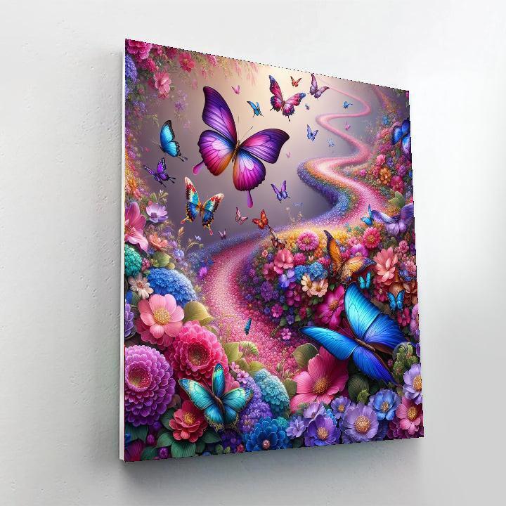 Butterfly Dream Path Paint By Number