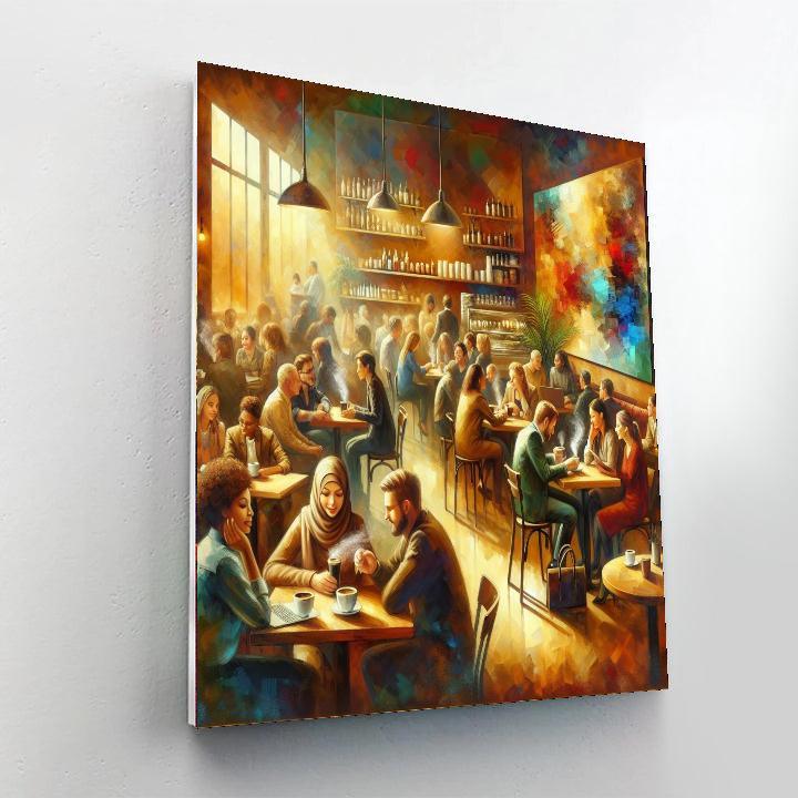 Cozy Coffee Shop Paint By Number