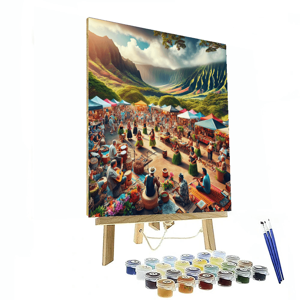 Pahoa Lava Flow Festival - Hawaii, United States DIY Paint By Numbers