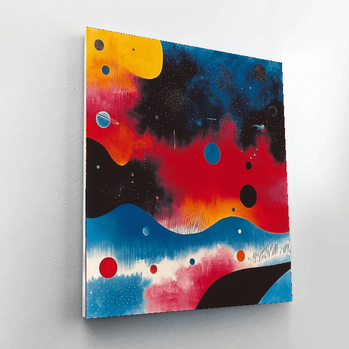 Joan Miró Inspired Galactic Expedition  Numbered Painting Kits