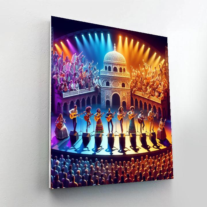 Festival Internacional De La Guitarra Number Painting