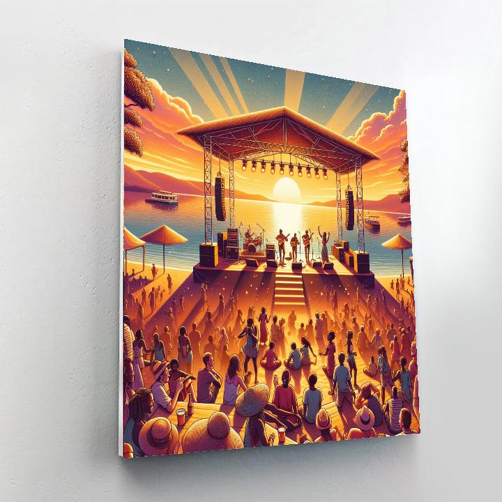 Lake Of Stars Festival - Malawi Painting Number Kit