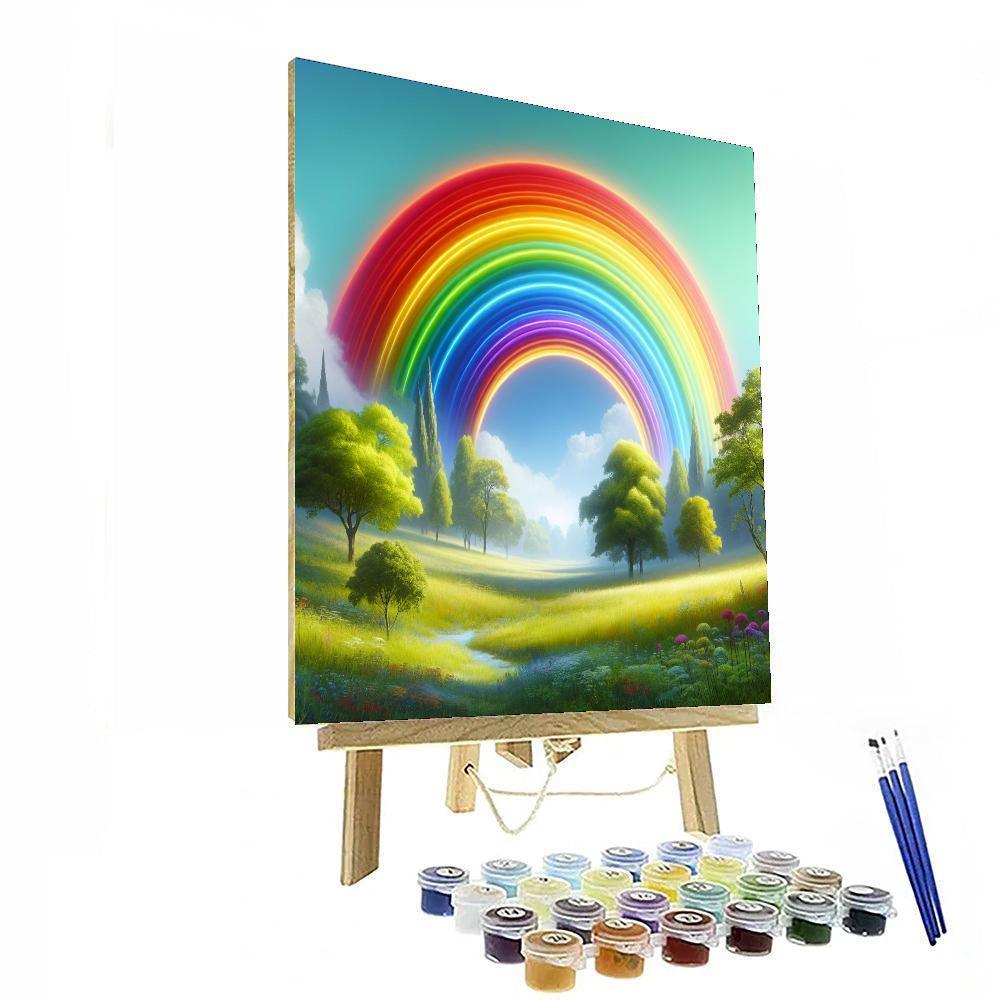 Radiant Rainbow Wonderland Paint By Color
