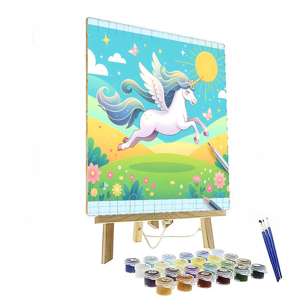 Fairytale Unicorn DIY Paint By Numbers